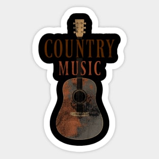 Country music Sticker